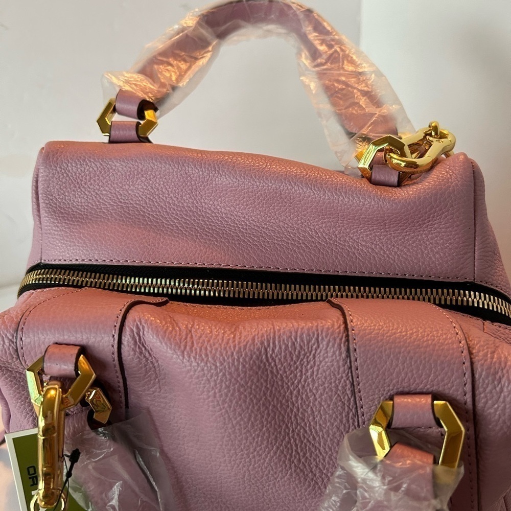 Oryanay NWT Lavender Pebble Leather Satchel - Picture 11 of 13